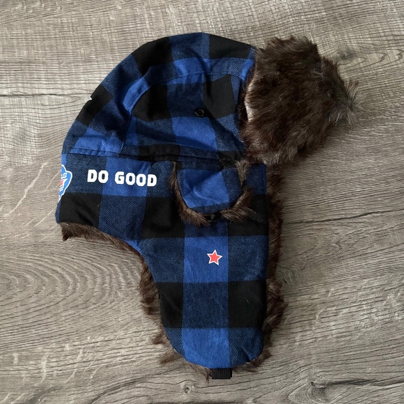 Buffalo Bills Fur Flannel Plaid Trapper Hat - Picture 6 of 12